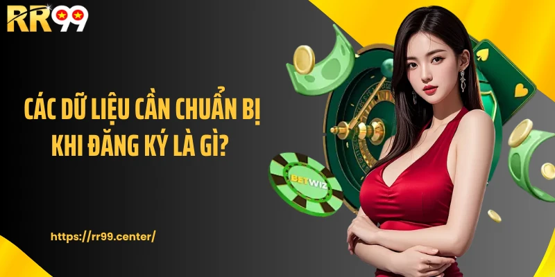 Các dữ liệu cần chuẩn bị khi đăng ký là gì? 