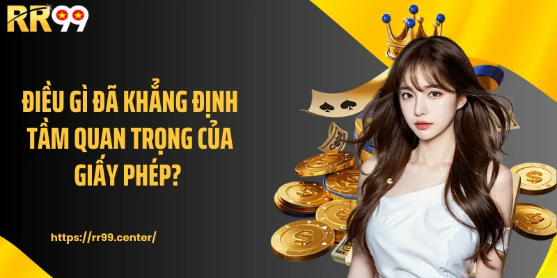 Điều gì đã khẳng định tầm quan trọng của giấy phép? 